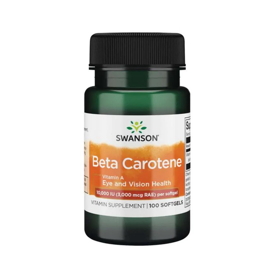 SWANSON BETA-CAROTENE (VITAMIN A) 10 000 IU - 100 SOFTGELS