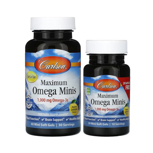 CARLSON LABS MAXIMUM OMEGA MINIS - 60 + 20 SOFTGELS
