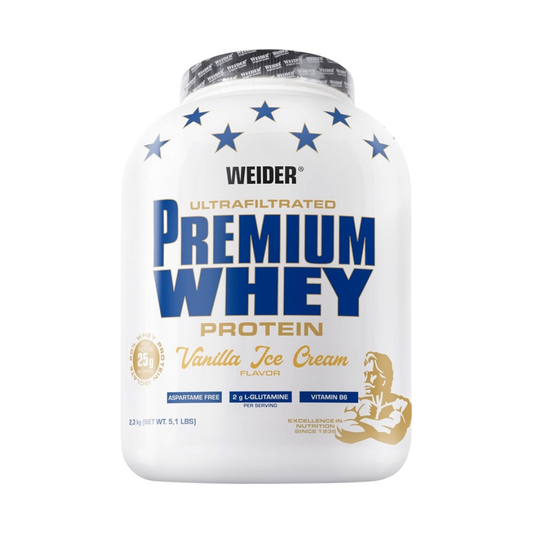 WEIDER PREMIUM WHEY VANILLA ICE CREAM - 2300 GRAMS