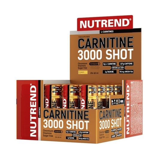 NUTREND CARNITINE 3000 SHOT PINEAPPLE - 20 X 60 ML
