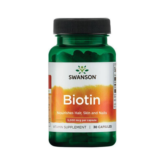 SWANSON BIOTIN 5000MCG - 30 CAPS