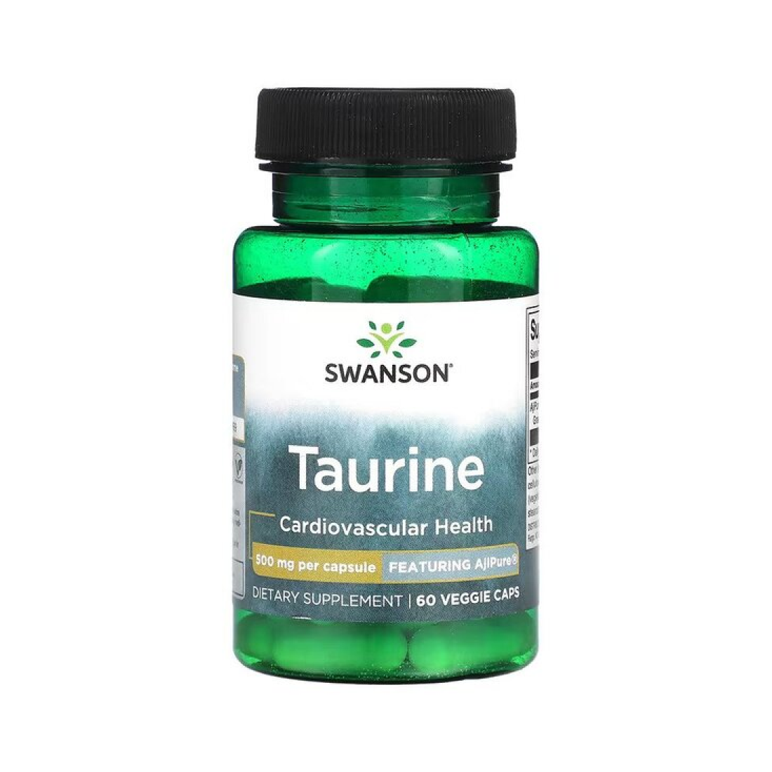 SWANSON TAURINE 500MG - 60 VCAPS