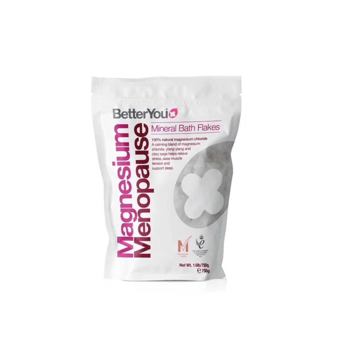 BETTERYOU MAGNESIUM MENOPAUSE BATH FLAKES - 750 GRAMS