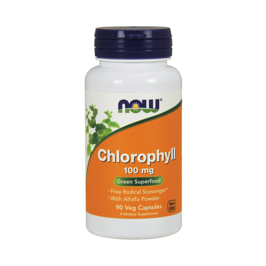 NOW FOODS CHLOROPHYLL 100MG - 90 VCAPS
