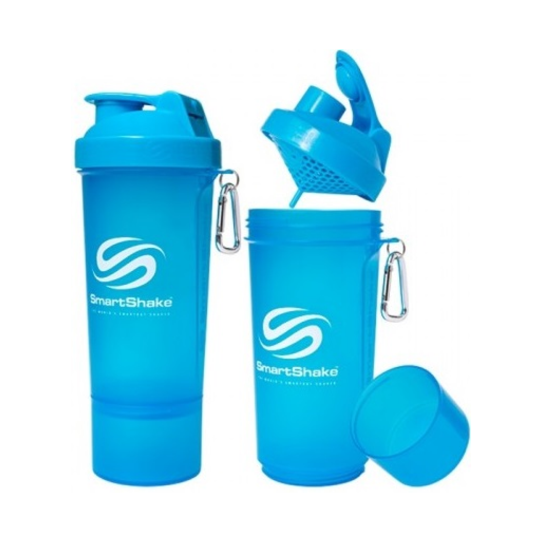 SMARTSHAKE SLIM SERIES NEON BLUE - 500 ML