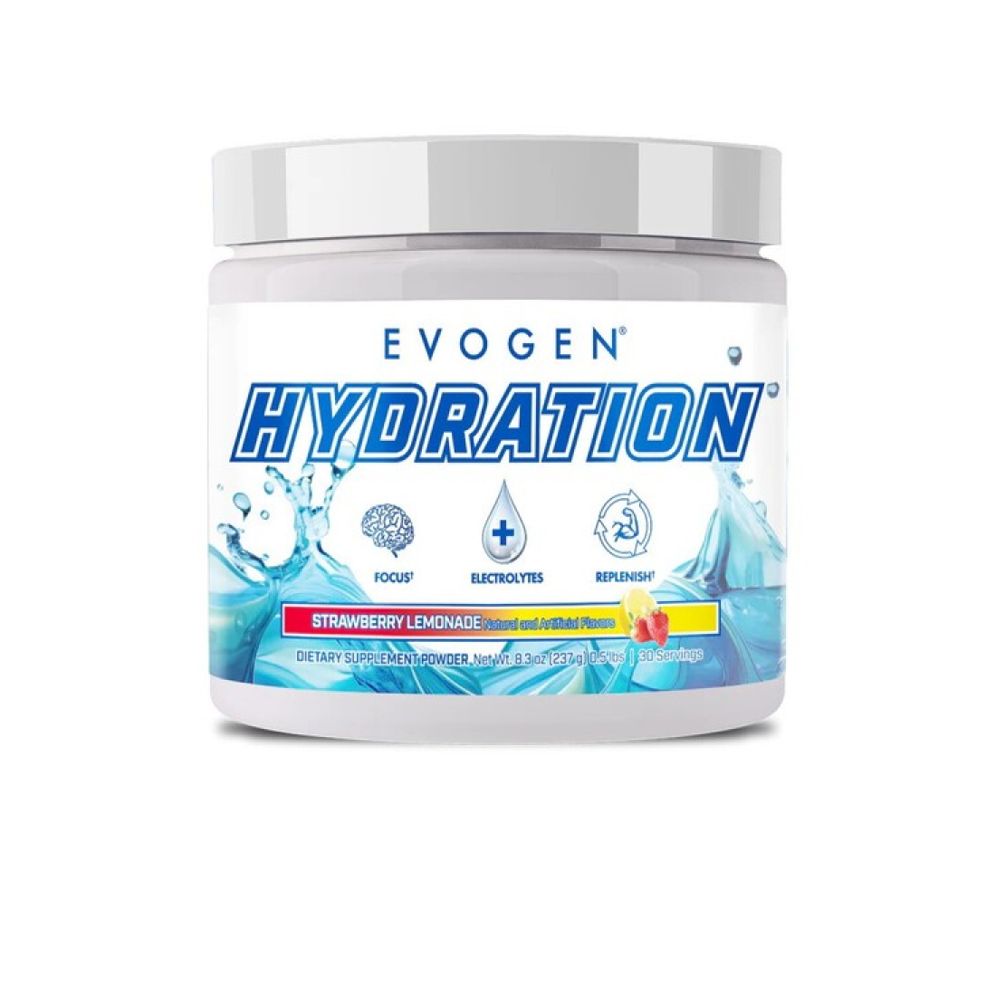 EVOGEN HYDRATION STRAWBERRY LEMONADE - 237 GRAMS
