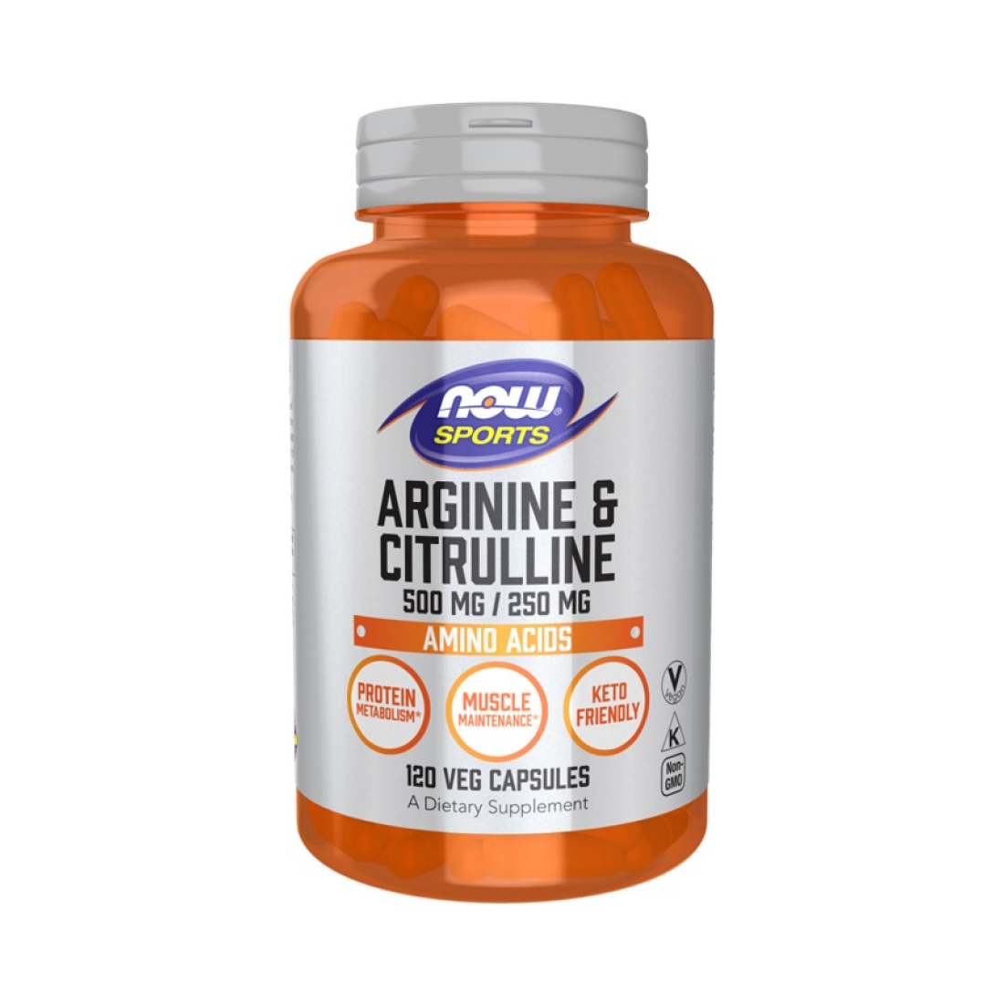 NOW FOODS ARGININE & CITRULLINE - 120 VCAPS