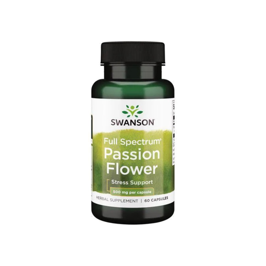 SWANSON FULL SPECTRUM PASSION FLOWER 500MG - 60 CAPS