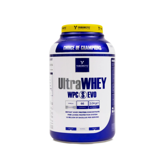 YAMAMOTO NUTRITION ULTRA WHEY WPC S EVO VANILLA - 2000 GRAMS