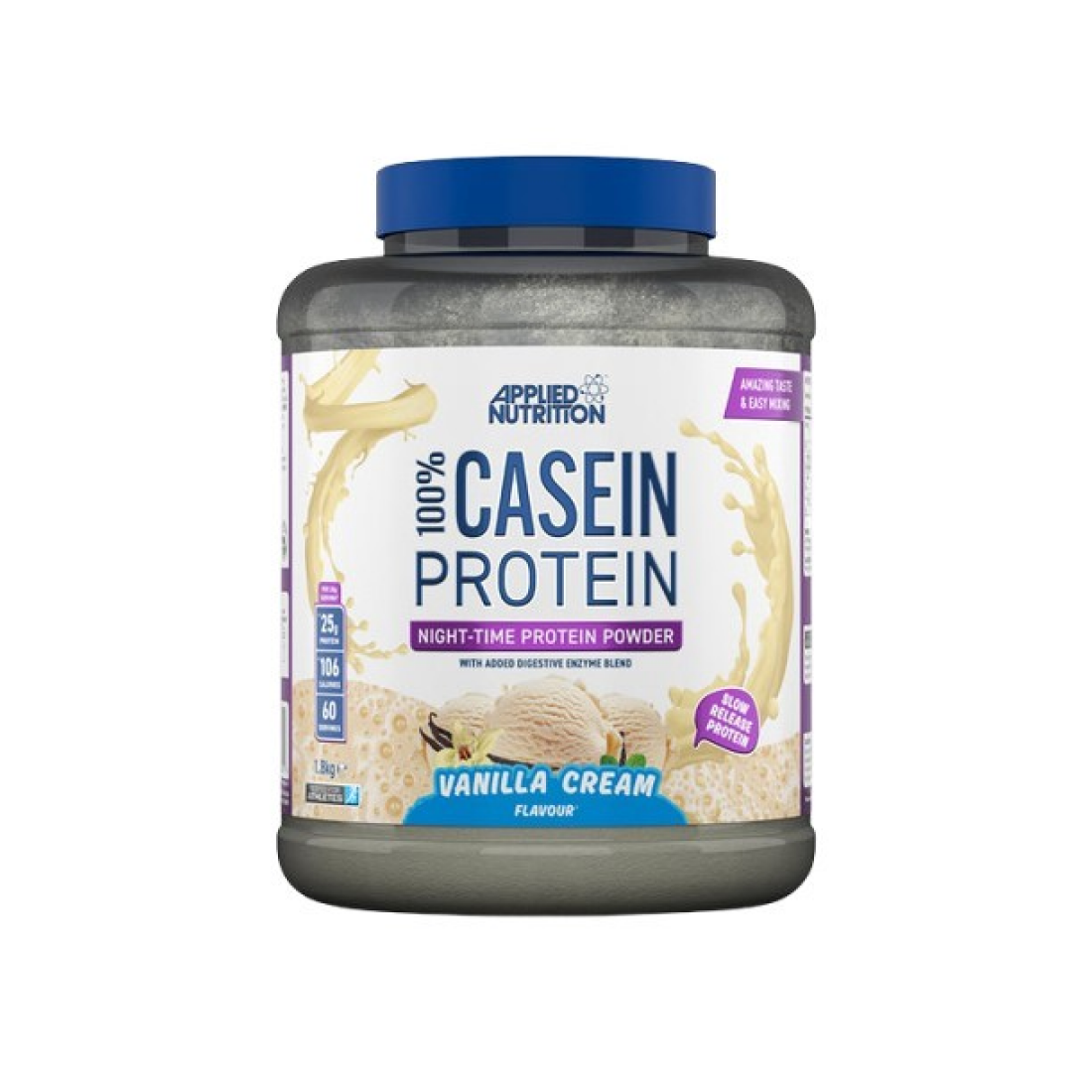 APPLIED NUTRITION 100% CASEIN PROTEIN VANILLA (EAN 5056555208021) - 1800 GRAMS