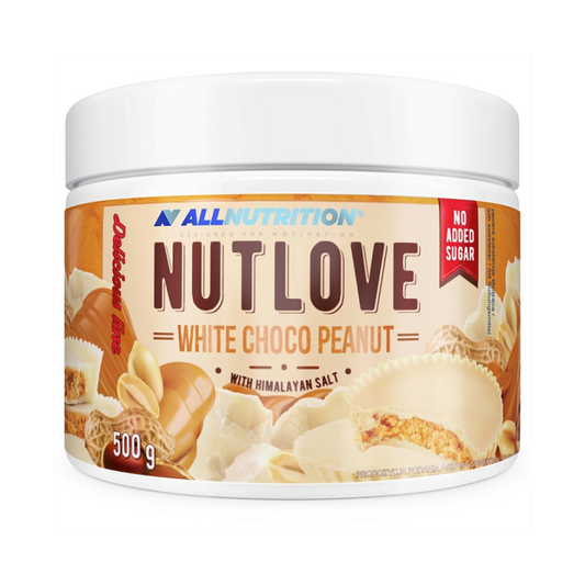 ALLNUTRITION NUTLOVE WHITE CHOCO PEANUT - 500 GRAMS