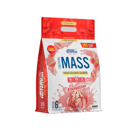 APPLIED NUTRITION CRITICAL MASS - ORIGINAL STRAWBERRY - 6000 GRAMS