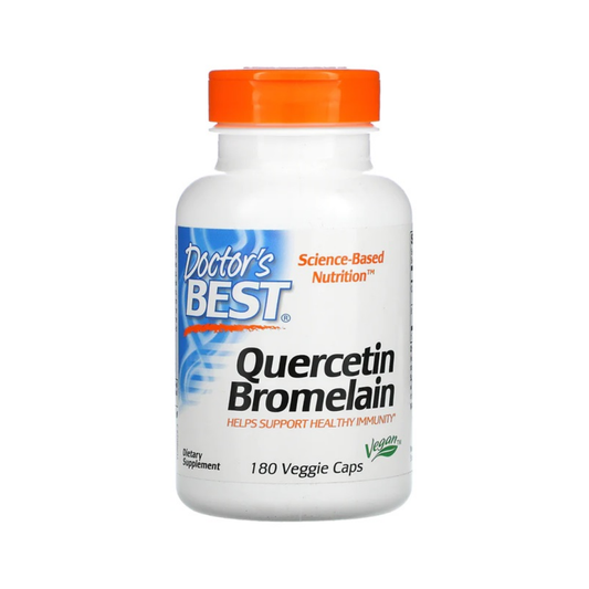 DOCTOR'S BEST QUERCETIN BROMELAIN - 180 VCAPS