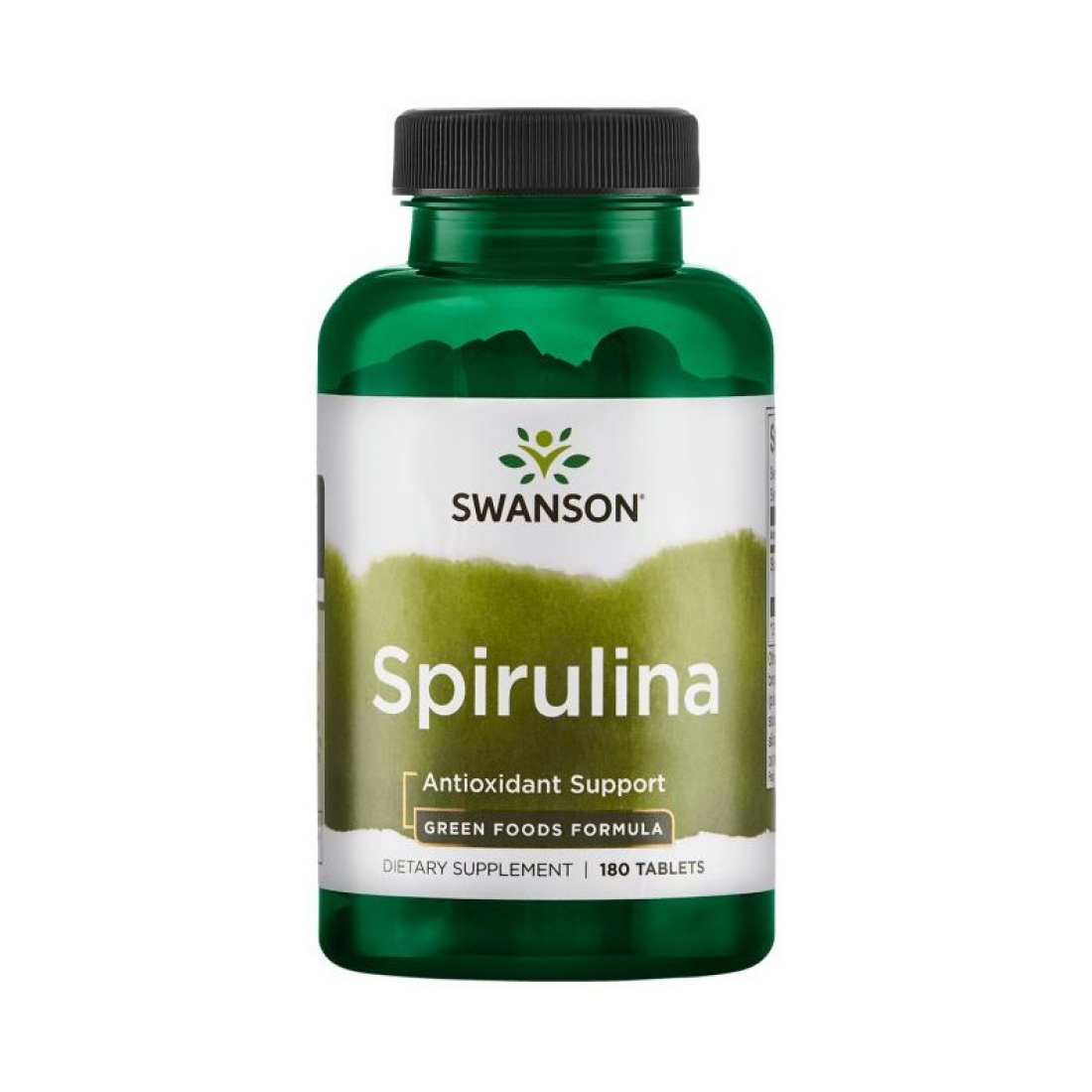 SWANSON SPIRULINA 500MG - 180 TABLETS