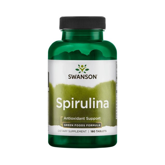 SWANSON SPIRULINA 500MG - 180 TABLETS