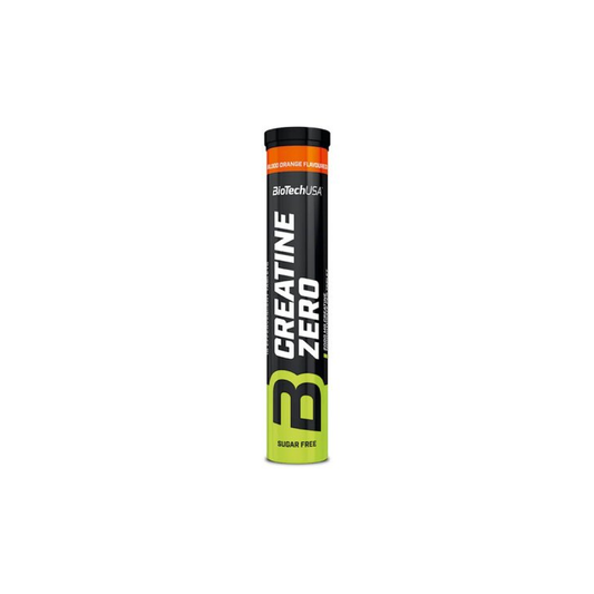 BIOTECHUSA CREATINE ZERO EFFERVESCENT BLOOD ORANGE - 18 TABLETS
