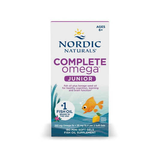 NORDIC NATURALS COMPLETE OMEGA JUNIOR 283MG LEMON - 180 MINI SOFTGELS