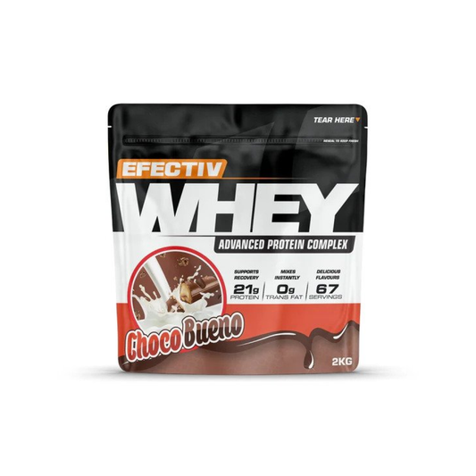 EFECTIV NUTRITION WHEY PROTEIN CHOCO BUENO - 2000 GRAMS