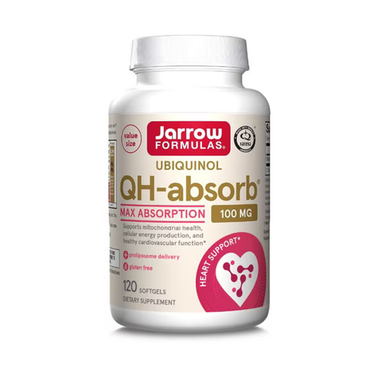 JARROW FORMULAS UBIQUINOL QH-ABSORB 100MG - 120 SOFTGELS