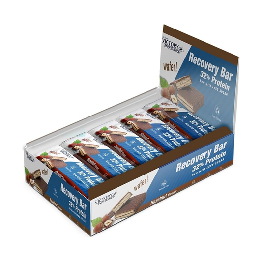 WEIDER JOE WEIDER VICTORY ENDURANCE RECOVERY BAR HAZELNUT - 12 X 50G