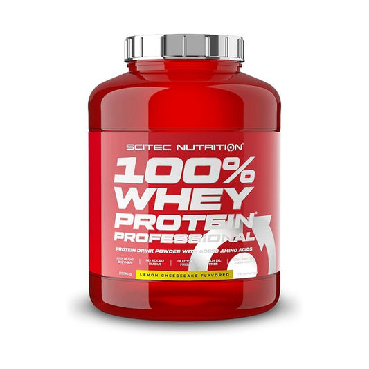 SCITEC 100% WHEY PROTEIN PROFESSIONAL LEMON CHEESCAKE - 2350 GRAMS