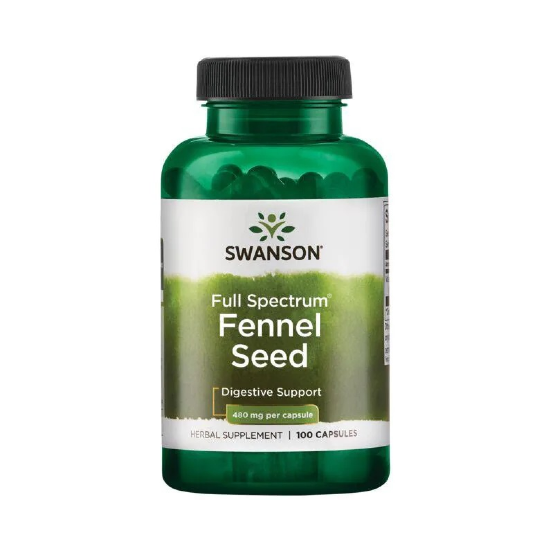 SWANSON FULL SPECTRUM FENNEL SEED 480MG - 100 CAPS