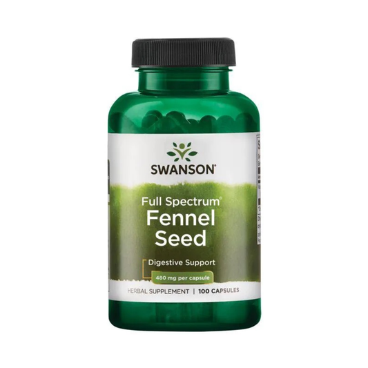 SWANSON FULL SPECTRUM FENNEL SEED 480MG - 100 CAPS