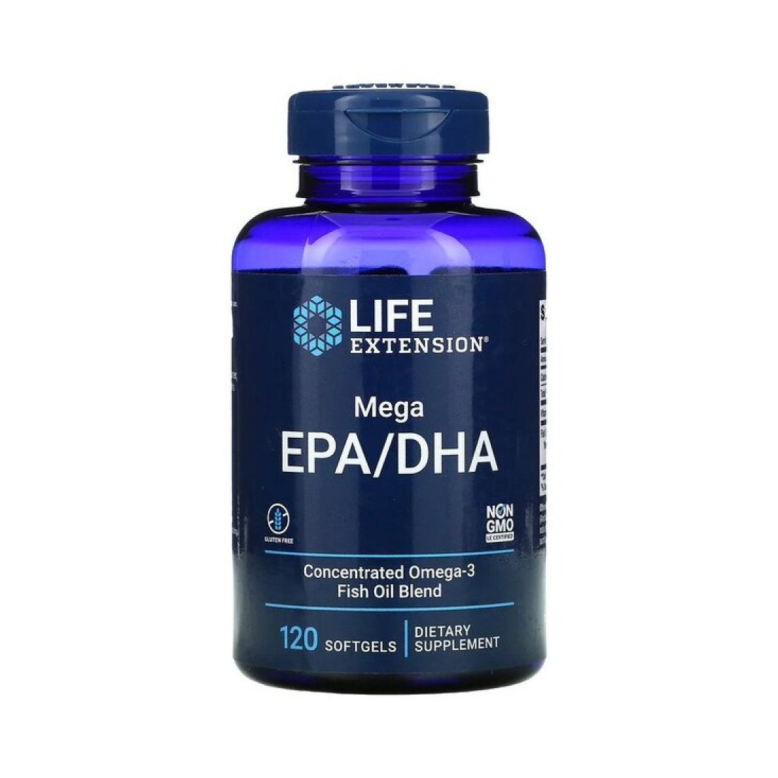 LIFE EXTENSION MEGA EPA/DHA - 120 SOFTGELS