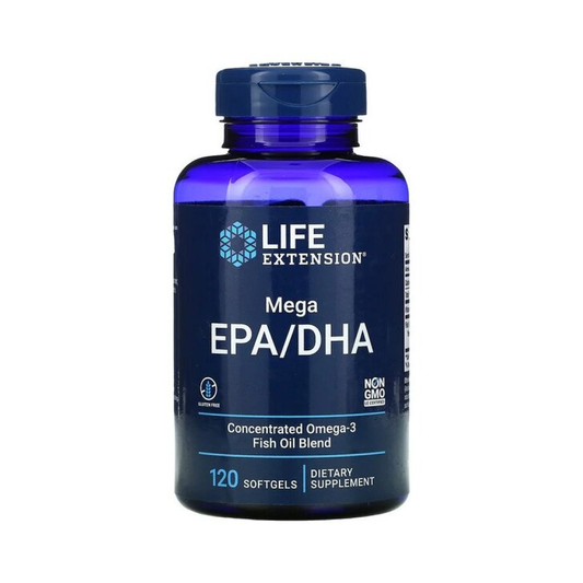 LIFE EXTENSION MEGA EPA/DHA - 120 SOFTGELS