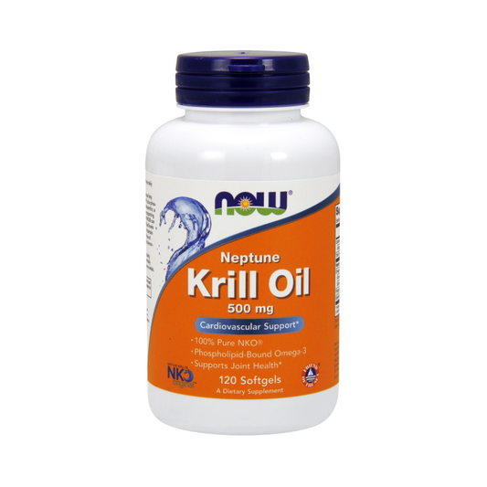 NOW FOODS KRILL OIL 500MG - 120 SOFTGELS