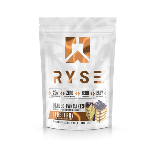 RYSE LOADED PROTEIN PANCAKES BLUEBERRY - 340 GRAMS