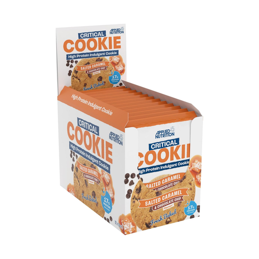 APPLIED NUTRITION CRITICAL COOKIE SALTED CARAMEL & CHOCOLATE CHIP - 12 X 73G