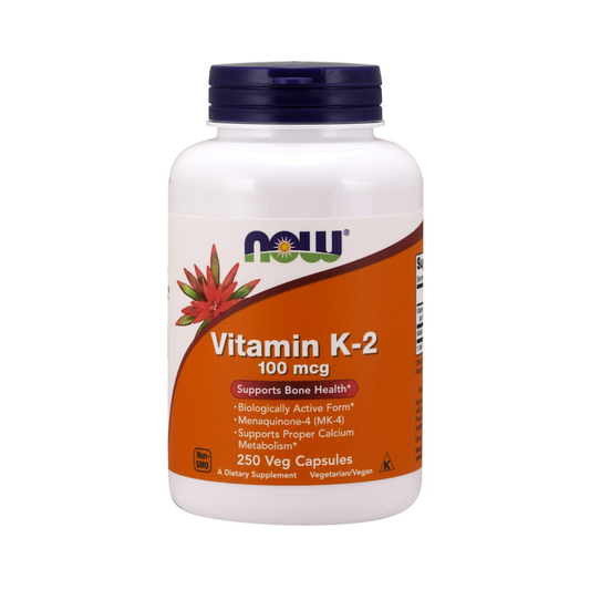 NOW FOODS VITAMIN K-2 100MCG - 250 VCAPS
