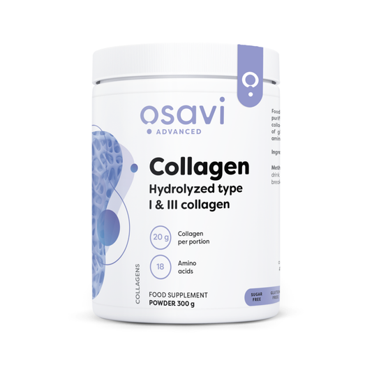 OSAVI COLLAGEN PEPTIDES - HYDROLYZED TYPE 1 & 3 - 300 GRAMS