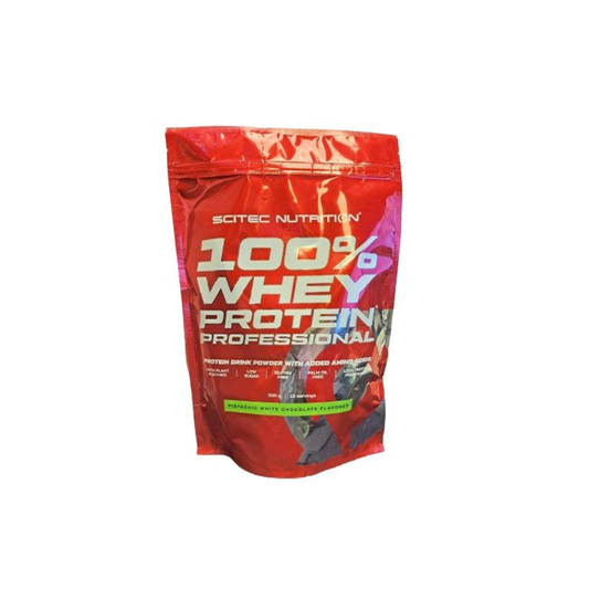 SCITEC 100% WHEY PROTEIN PROFESSIONAL PISTACHIO WHITE CHOCOLATE - 500 GRAMS