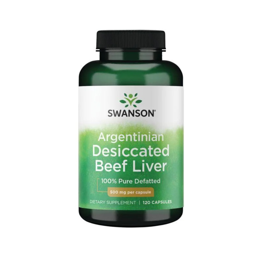 SWANSON ARGENTINIAN DESICCATED BEEF LIVER 500MG - 120 CAPS