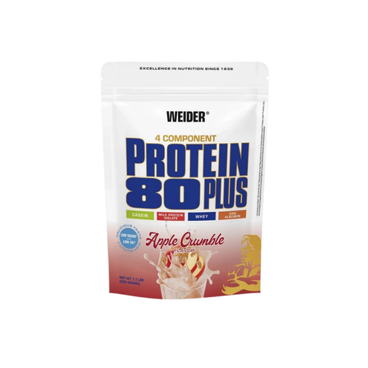 WEIDER PROTEIN 80 PLUS APPLE CRUMBLE - 500 GRAMS