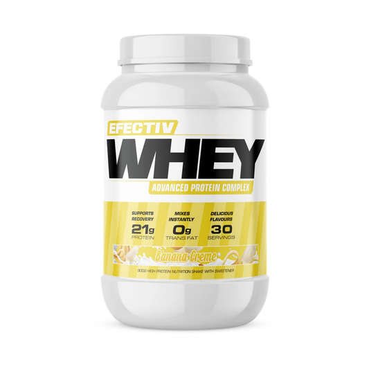 EFECTIV NUTRITION WHEY PROTEIN BANANA CREME - 900 GRAMS