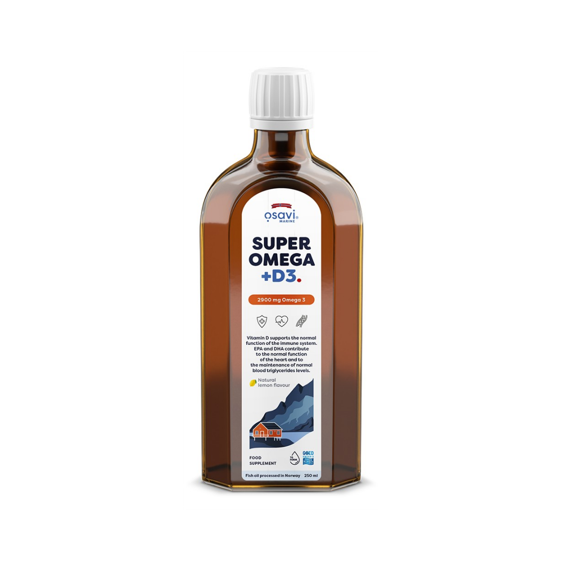 OSAVI SUPER OMEGA + D3 2900MG OMEGA 3 (LEMON) - 250 ML