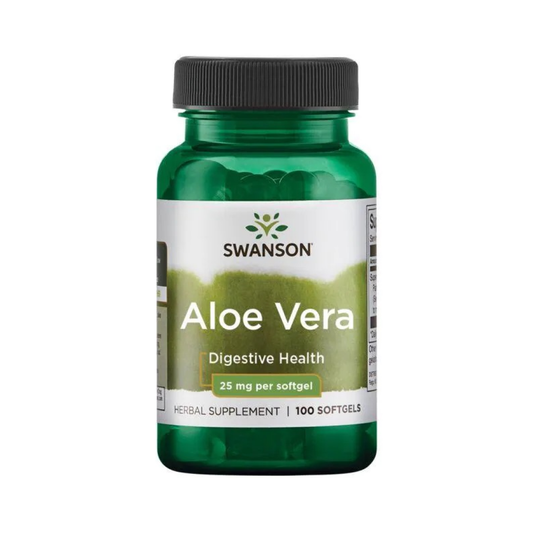 SWANSON ALOE VERA 25MG - 100 SOFTGELS