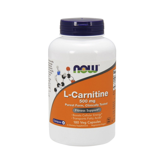 NOW FOODS L-CARNITINE 500MG - 180 VCAPS