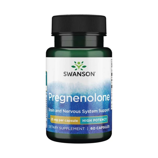 SWANSON PREGNENOLONE 25MG - 60 CAPS