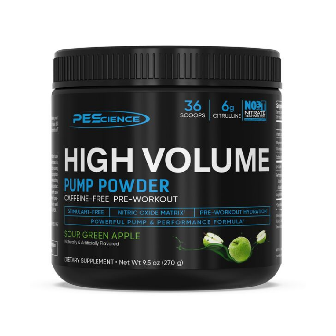 PESCIENCE HIGH VOLUME (NEW FORMULA) SOUR GREEN APPLE - 270 GRAMS