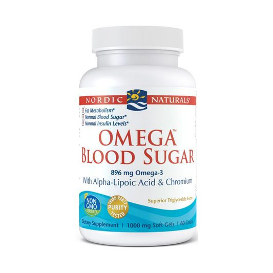 NORDIC NATURALS OMEGA BLOOD SUGAR 896MG - 60 SOFTGELS