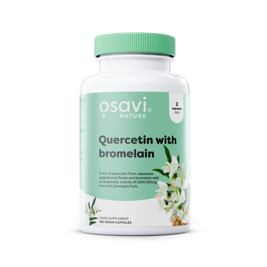 OSAVI QUERCETIN WITH BROMELAIN - 120 VEGAN CAPS