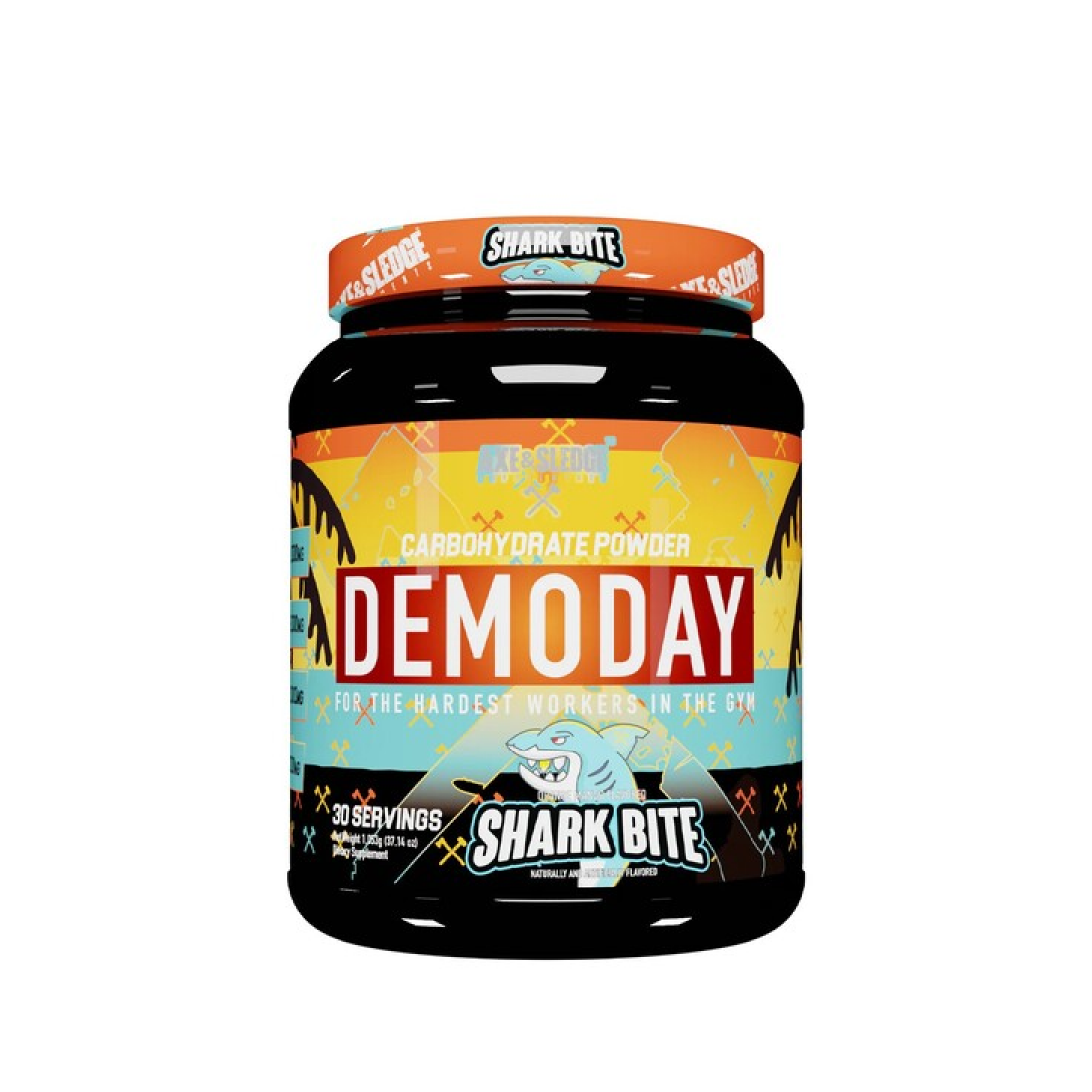 AXE & SLEDGE DEMODAY CARBOHYDRATE POWDER SHARK BITE - 1053 GRAMS