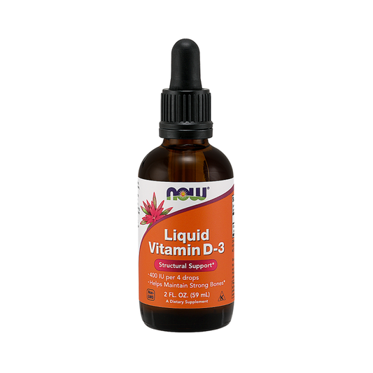 NOW FOODS VITAMIN D-3 LIQUID 400 IU - 59 ML