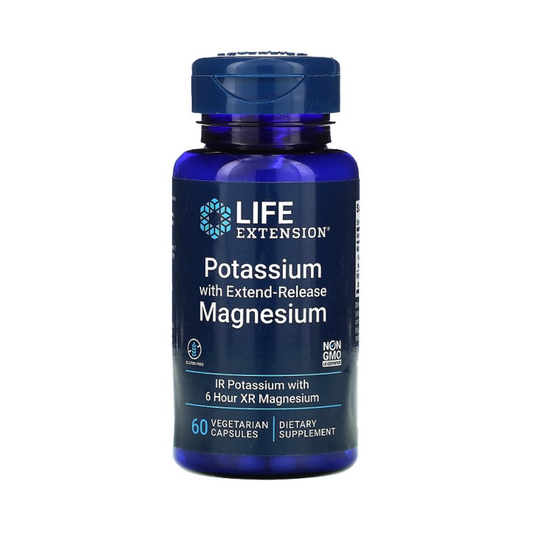 LIFE EXTENSION POTASSIUM WITH EXTEND-RELEASE MAGNESIUM - 60 VCAPS