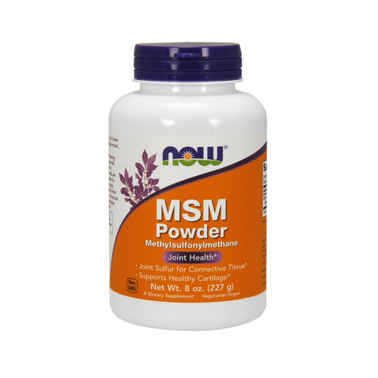 NOW FOODS MSM METHYLSULPHONYLMETHANE POWDER - 227 GRAMS