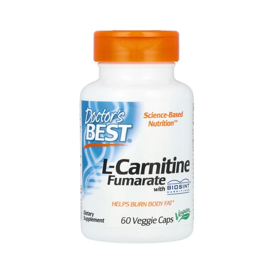 DOCTOR'S BEST L-CARNITINE FUMARATE WITH BIOSINT CARNITINES - 60 VCAPS